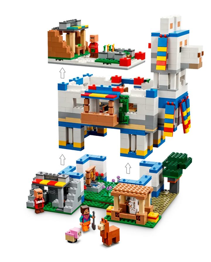 LEGO 21188 Minecraft The Llama Village Animal House Set