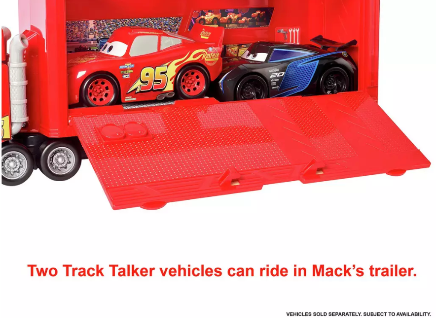 Disney Pixar Cars Track Talkers Chat & Haul Mack Hauler Playset