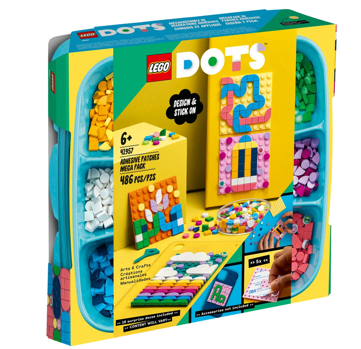 LEGO DOTS 41957 Adhesive Patches Mega Pack Sticker Craft Set