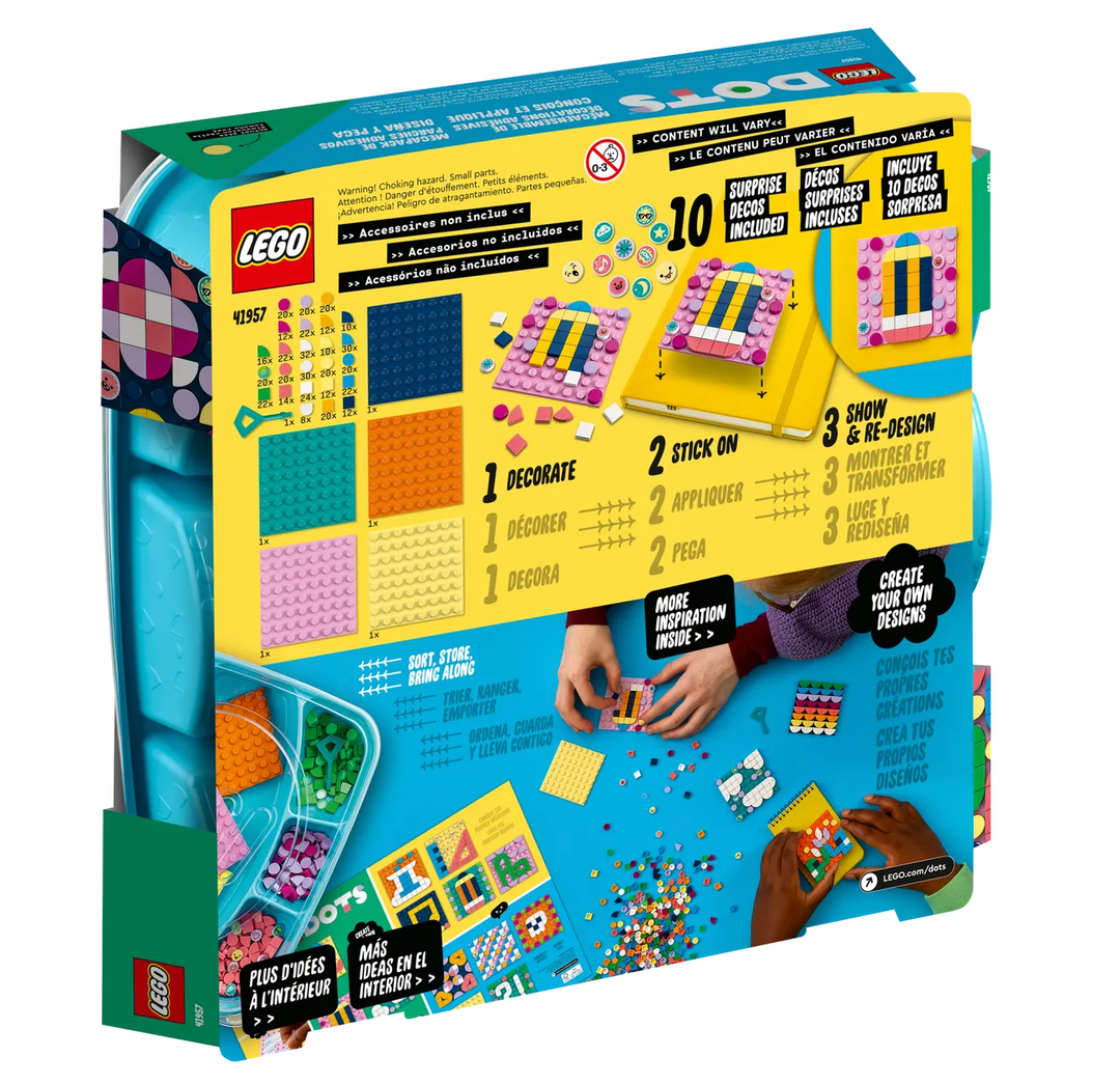LEGO DOTS 41957 Adhesive Patches Mega Pack Sticker Craft Set