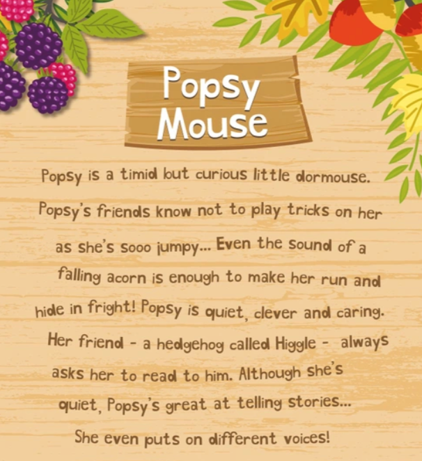 Curlimals Popsy the Mouse Interactive Soft Toy