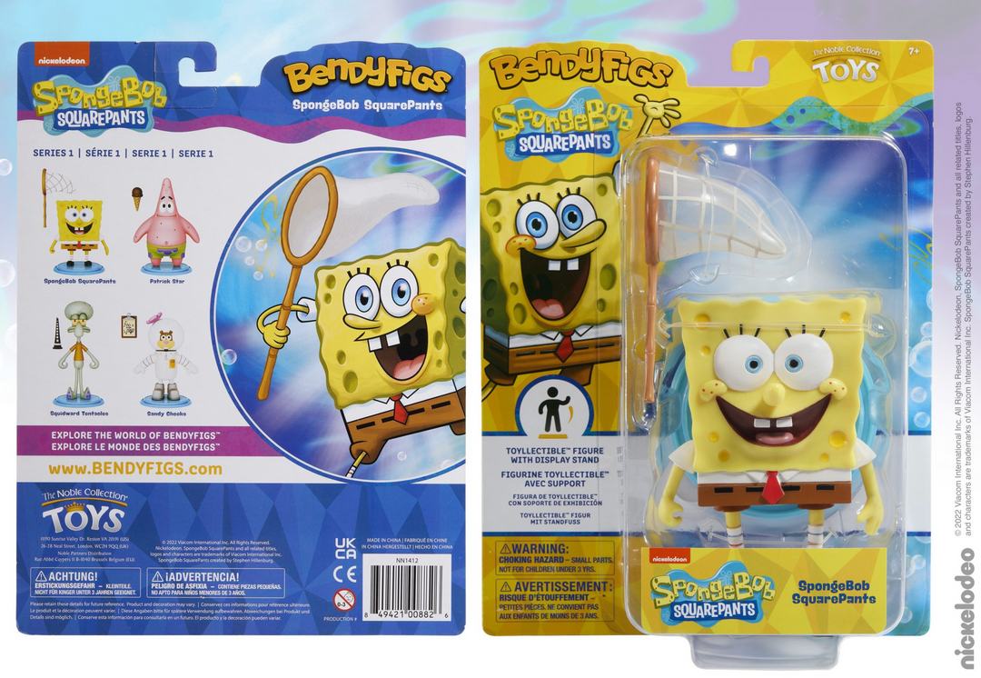 SpongeBob SquarePants Complete Bendyfigs 4 Figures Bundle