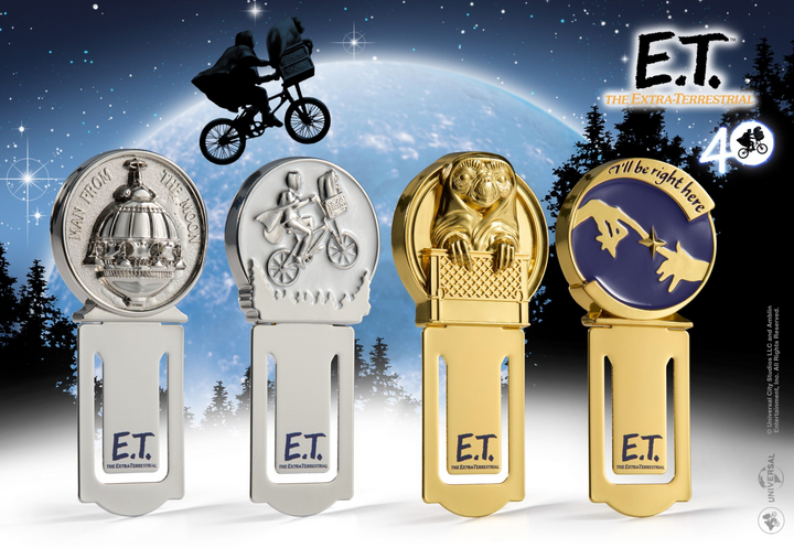 E.T. The Extra-Terrestrial Metal Bookmarks Set