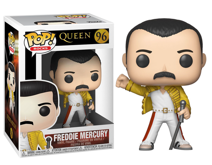 Freddie Mercury Wembley 1986 Queen Funko Pop! Rocks Vinyl Figure