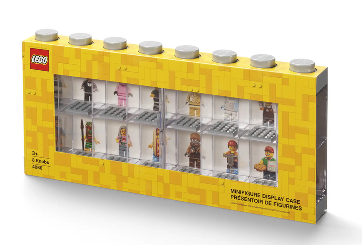 LEGO 16 Minifigure Display Case (Grey)