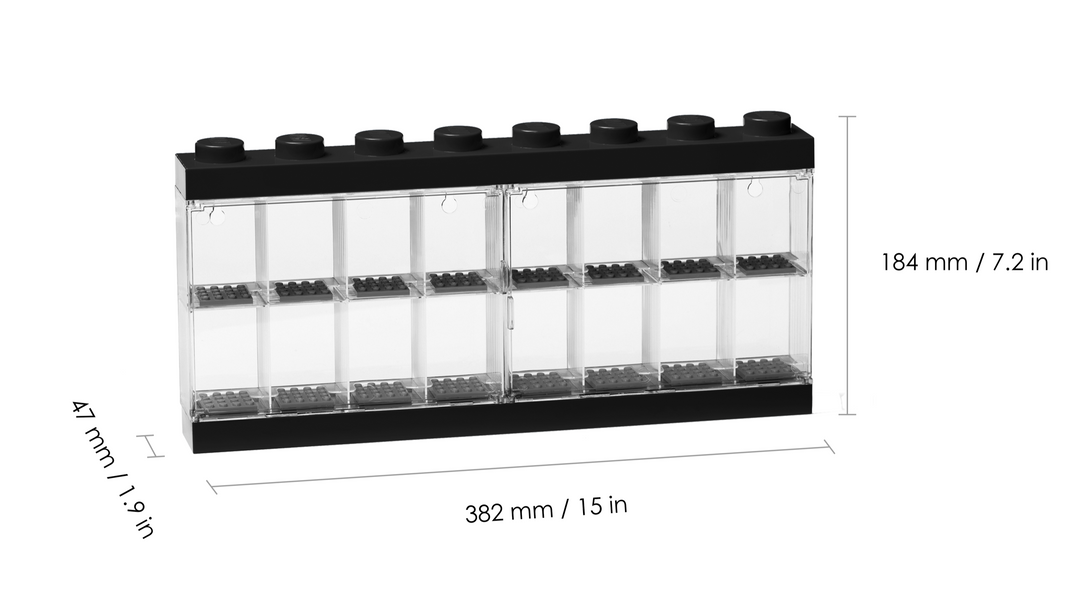 LEGO 16 Minifigure Display Case (Black)
