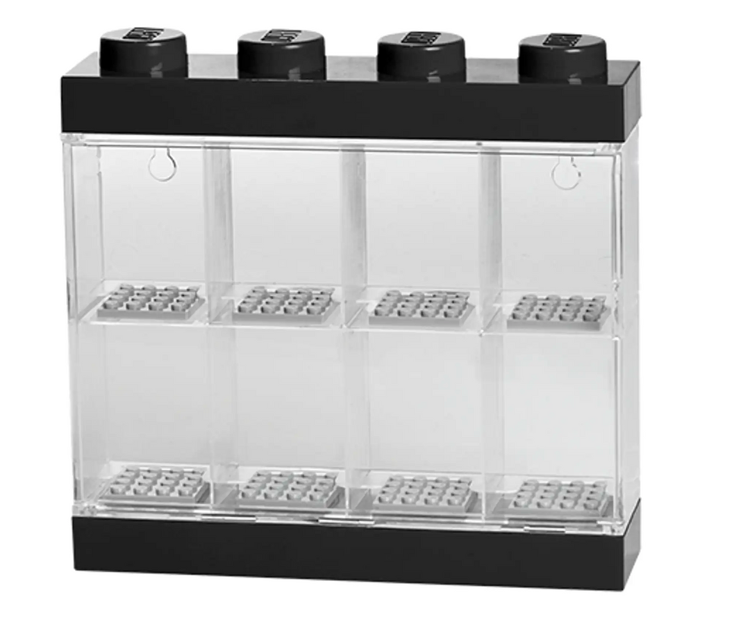 LEGO 8 Minifigure Display Case (Black)