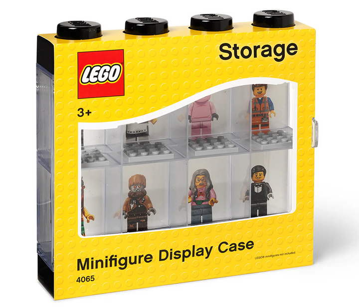 LEGO 8 Minifigure Display Case (Black)