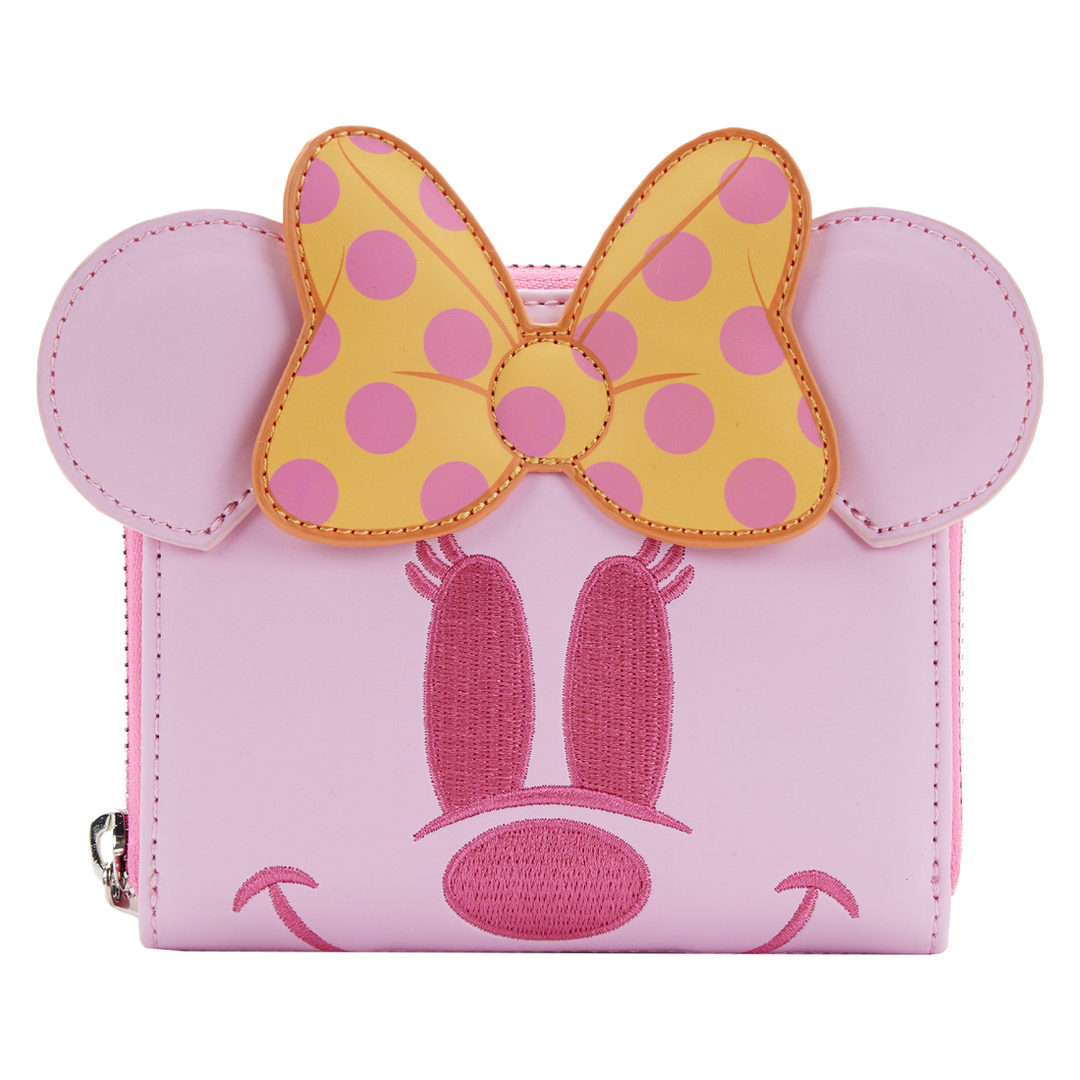 Loungefly Disney Minnie Mouse Pastel Ghost Zip Around Wallet