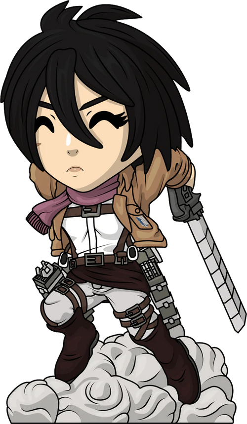 Youtooz Attack on Titan - Attacking Mikasa Vinyl Figure #6