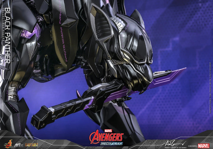 Hot Toys Avengers Mech Strike 1/6th Scale Black Panther Figure