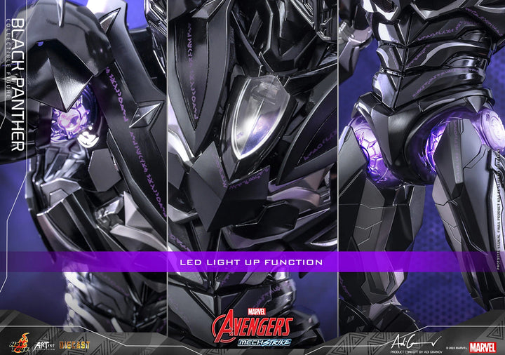 Hot Toys Avengers Mech Strike 1/6th Scale Black Panther Figure