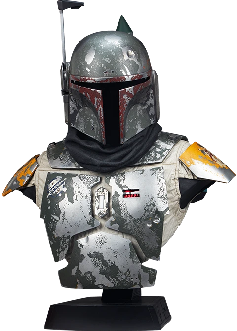 Sideshow The Mandalorian Boba Fett 1:1 Life-Size Scale Bust *SPECIAL ORDER REQUEST