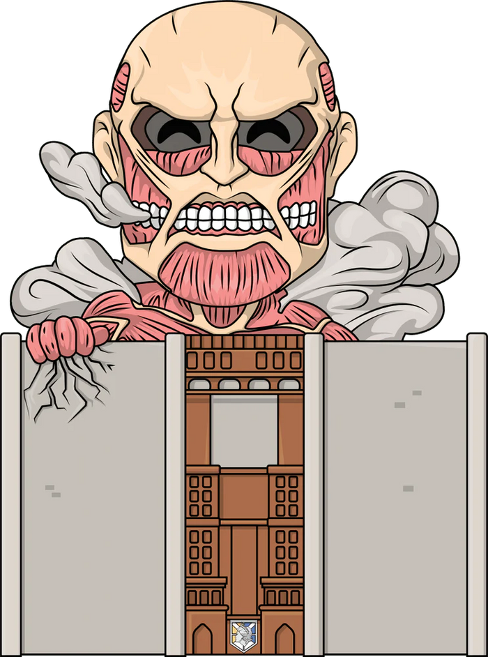 Youtooz Attack on Titan - Colossal Titan Vinyl Figure #4