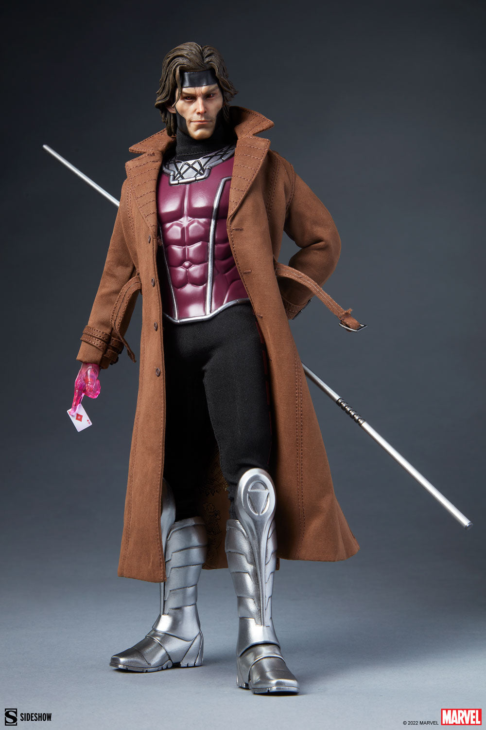 Sideshow Collectibles Marvel X-Men Action Figure 1/6 Gambit Deluxe