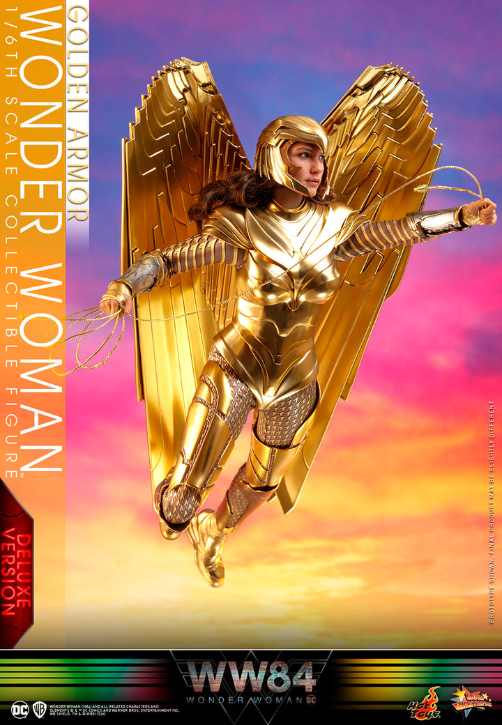 Hot Toys Wonder Woman 1984 Movie Masterpiece 1/6 Scale Action Figure Golden Armor Wonder Woman (Deluxe)