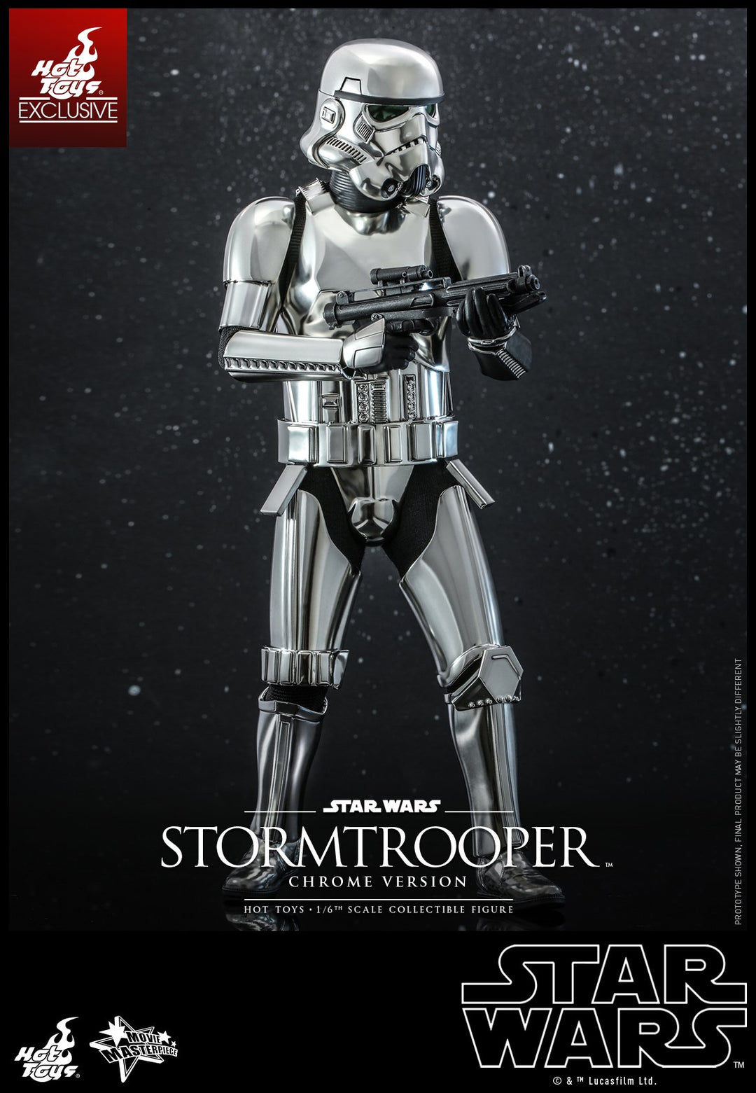 Hot Toys 1:6 Scale Star Wars Stormtrooper - Chrome Edition *Exclusive