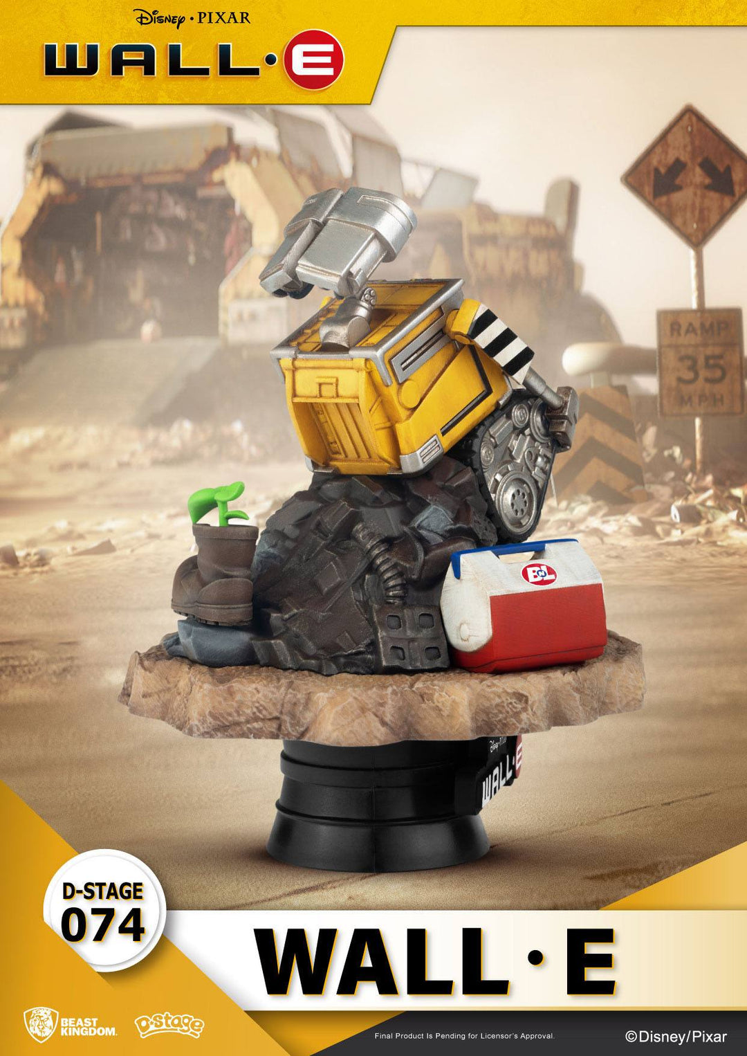 Beast Kingdom Disney Pixar WALL-E Diorama Stage D-Stage Figure Statue