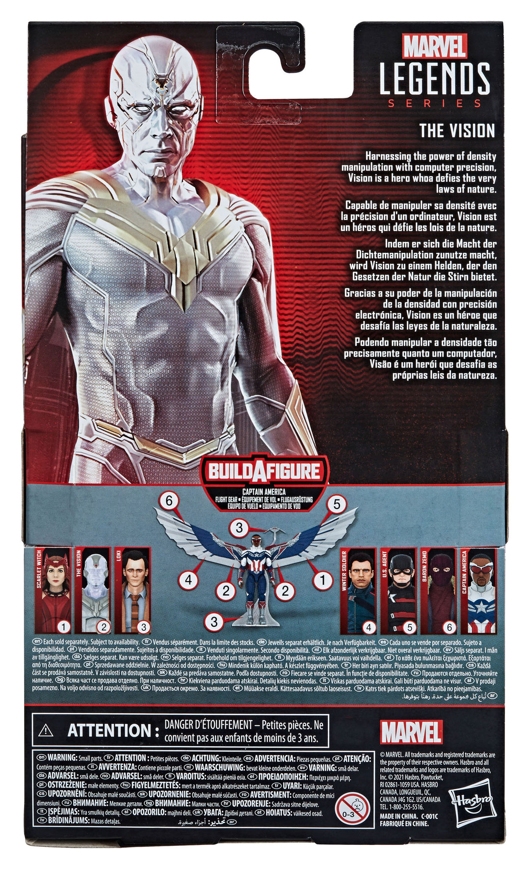Marvel Legends Series Avengers 2021 Wandavision Action Figure The Vision