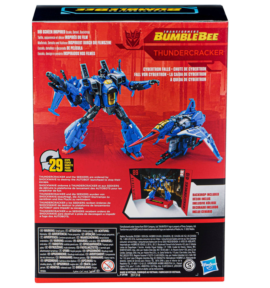 Hasbro Transformers Studio Series 89 Voyager Transformers: Thundercracker Action Figure