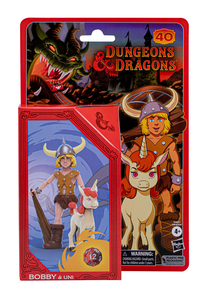 Dungeons & Dragons Cartoon Classics Bobby & Uni Action Figure
