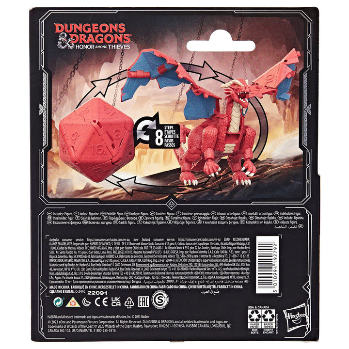 Dungeons & Dragons Honor Among Thieves D&D Dicelings Red Dragon Action Figure