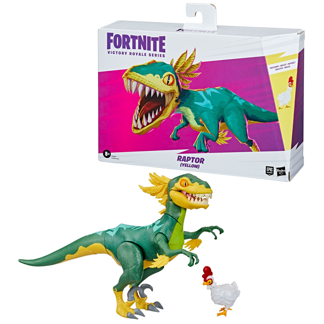 Hasbro Fortnite Victory Royale Series Raptor (Yellow) 6" Action Figure *Exclusive