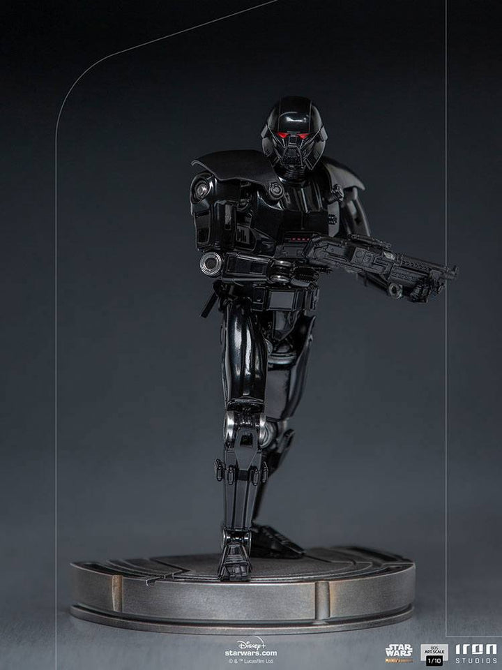Iron Studios Star Wars The Mandalorian BDS 1/10 Art Scale Statue Dark Trooper