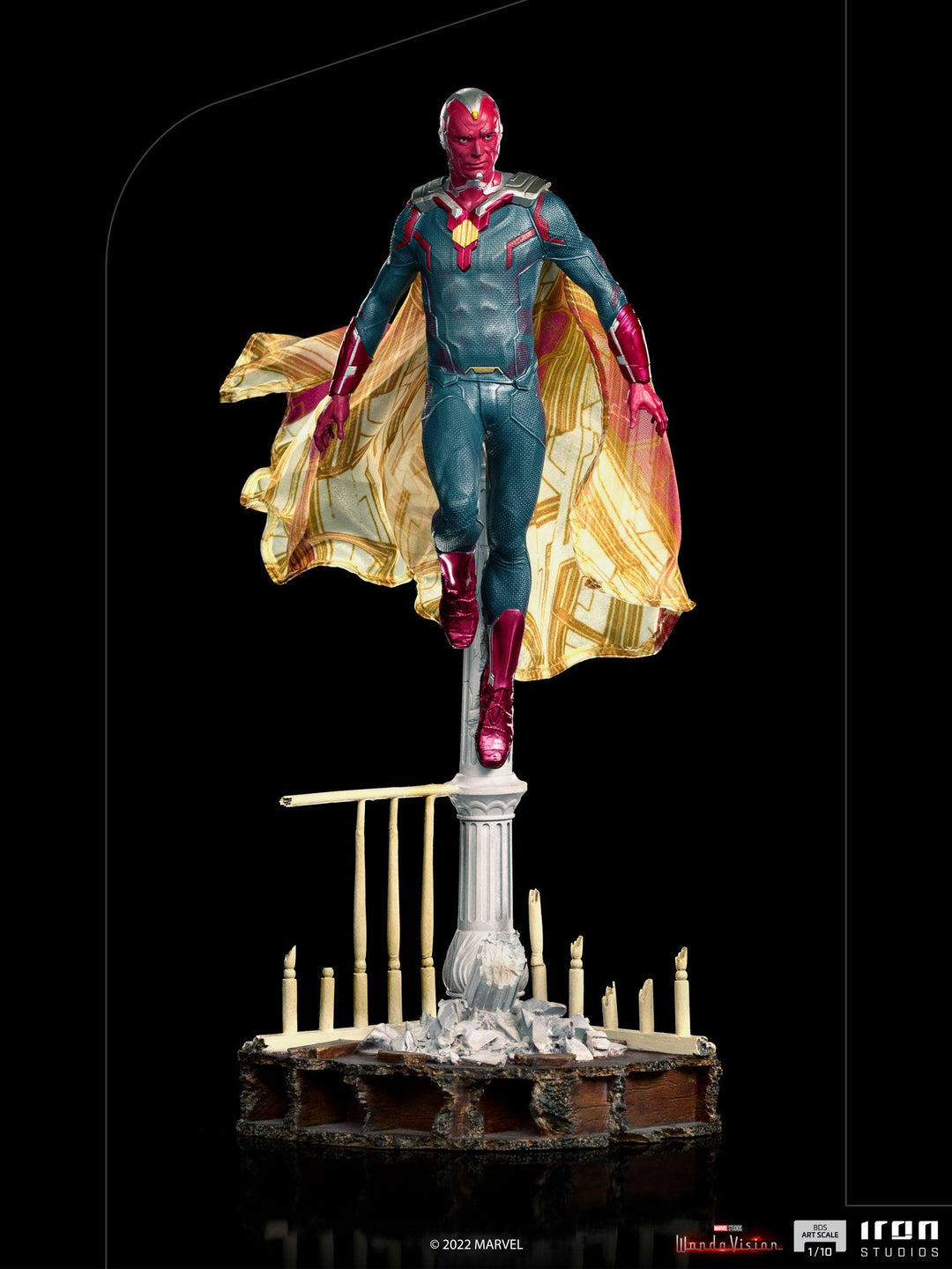Iron Studios WandaVision Battle Diorama Vision 1/10 Art Scale Limited Edition Statue