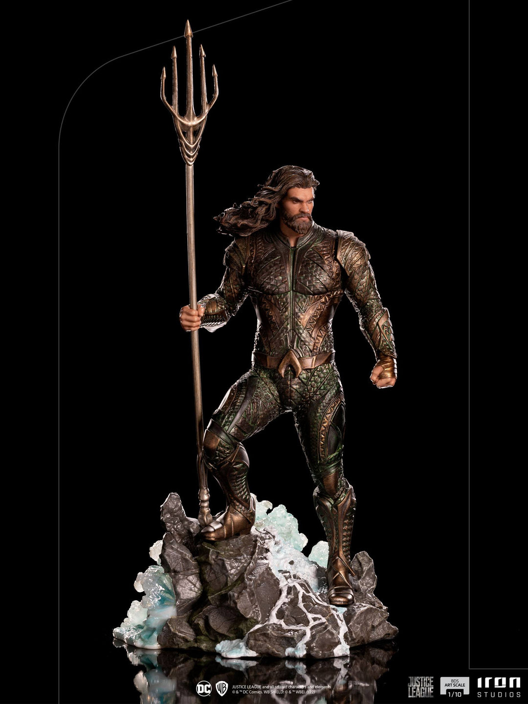 Iron Studios Zack Snyder's Justice League Battle Diorama Aquaman 1/10 Art Scale Limited Edition Statue