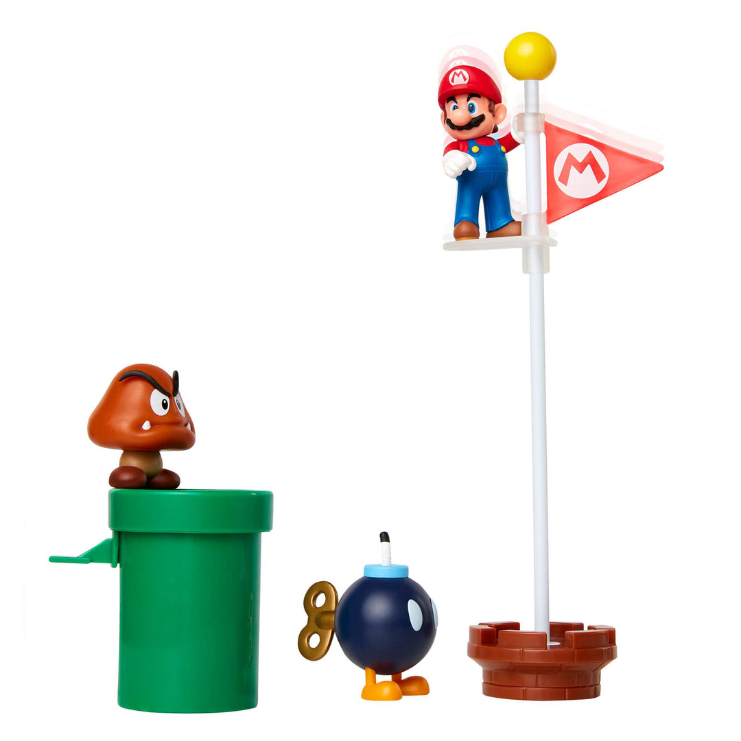 Super Mario Acorn Plains Diorama Set