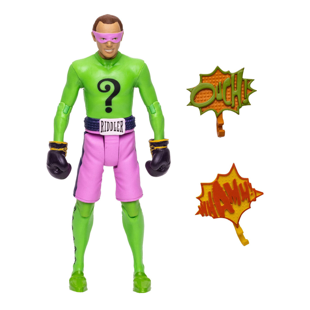 McFarlane DC Retro - Batman 66 - Riddler Boxing Action Figure