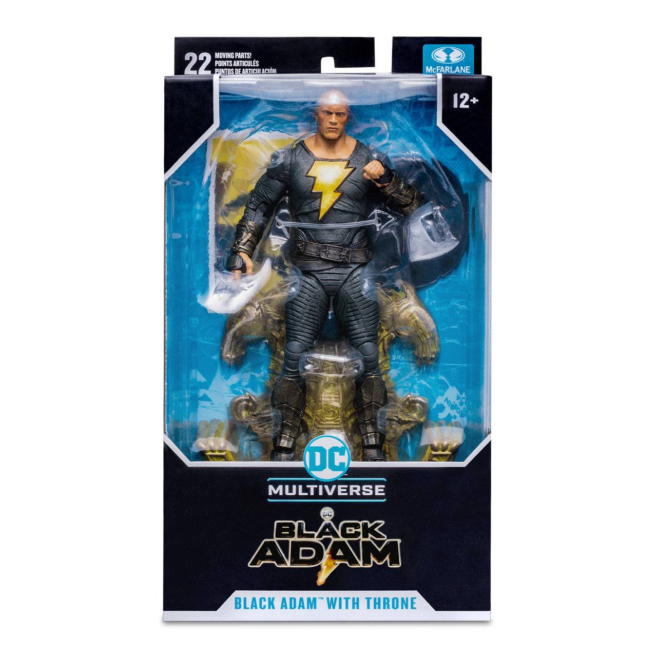 McFarlane DC Black Adam Movie Black Adam with Throne 7" Action Figure