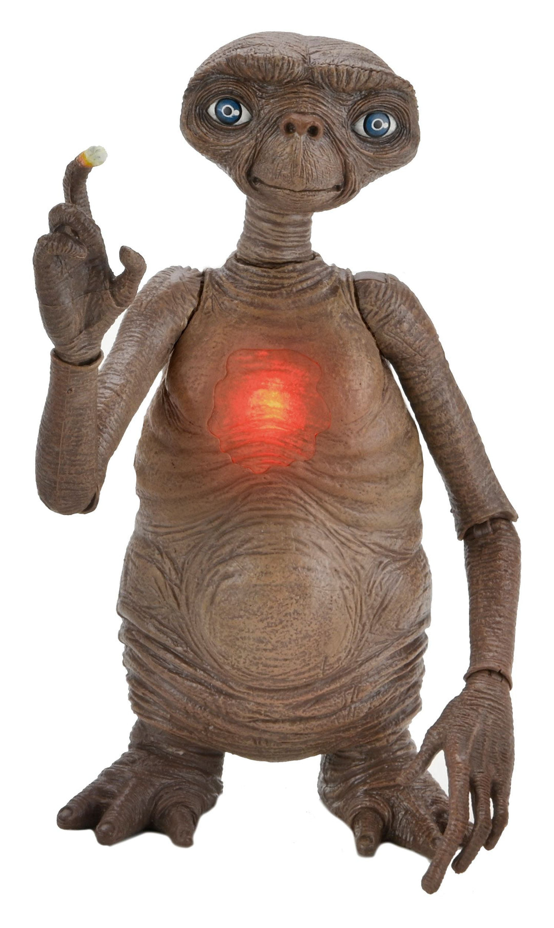 NECA E.T. The Extra-Terrestrial 40th Anniversary Deluxe Ultimate E.T. with LED Chest 7" Scale Action Figure