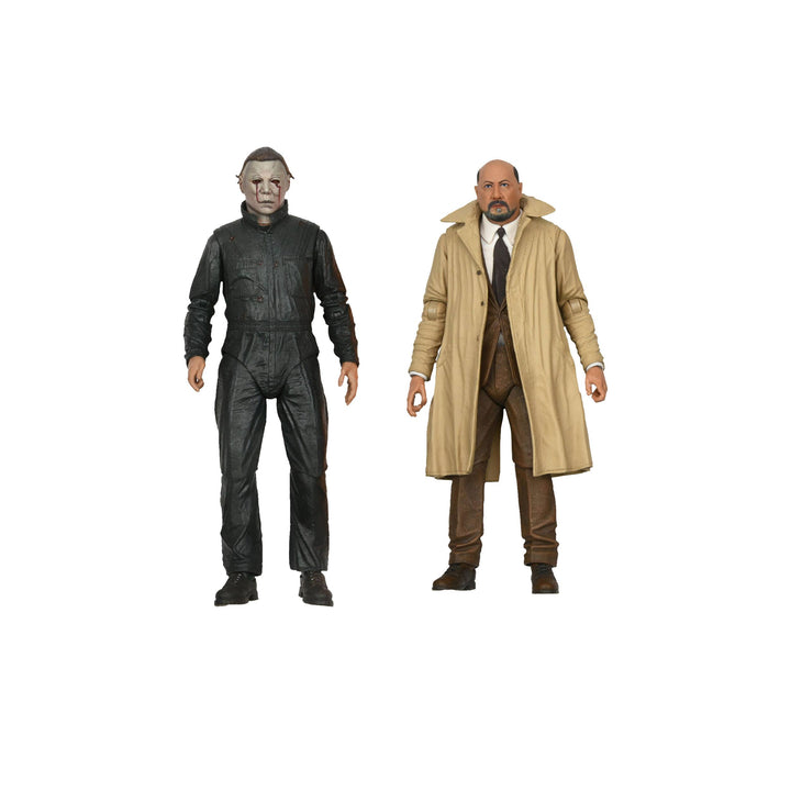 NECA Halloween 2 Michael Myers and Dr Loomis 2 Pack Ultimate 7 Inch Action Figures