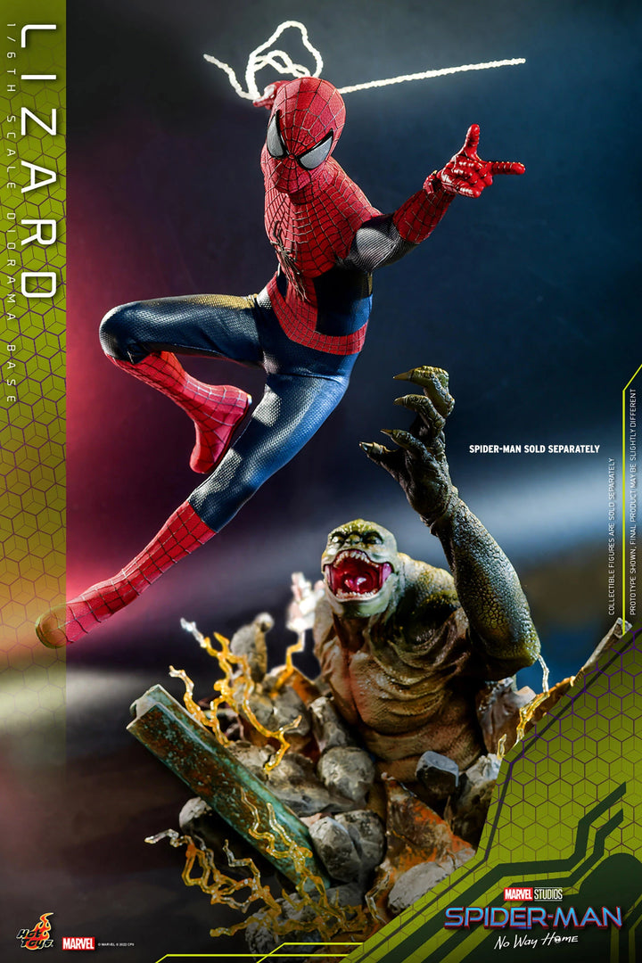 Hot Toys 1/6th Scale Figure Marvel Spider Man Lizard Diorama Base