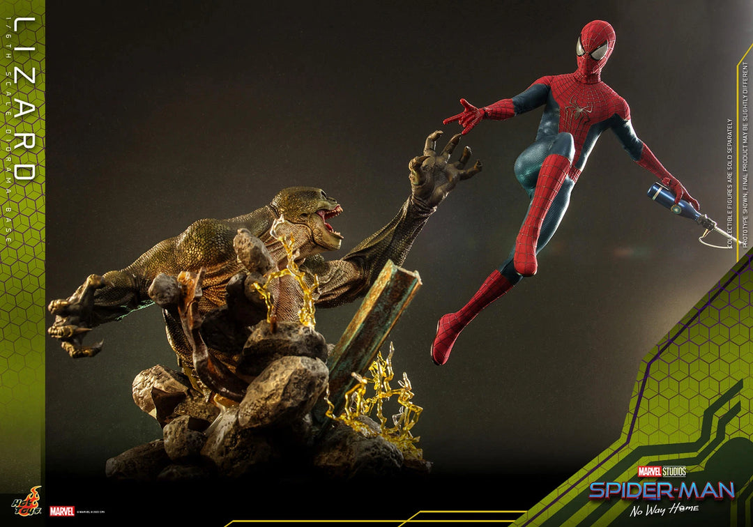 Hot Toys 1/6th Scale Figure Marvel Spider Man Lizard Diorama Base