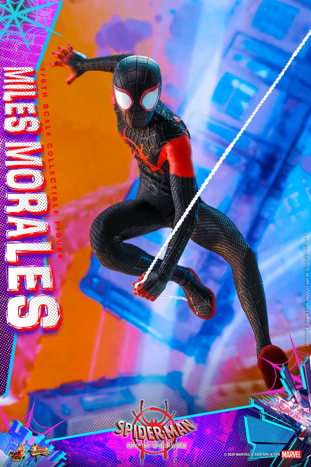 Hot Toys Spider-Man Into the Spider-Verse 1/6th Scale Miles Morales Figure