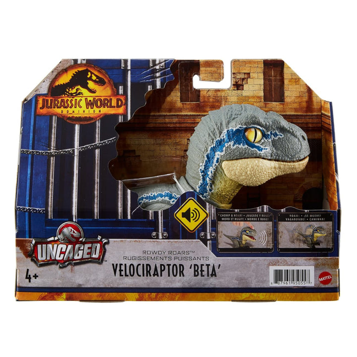 Jurassic World Dominion Uncaged Rowdy Roars Velociraptor Beta