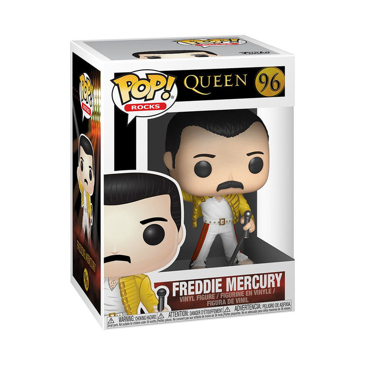Freddie Mercury Wembley 1986 Queen Funko Pop! Rocks Vinyl Figure