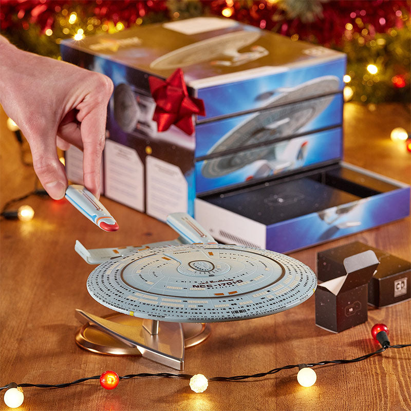 Official Star Trek USS Enterprise (NCC-1701-D) Countdown Character Advent Calendar
