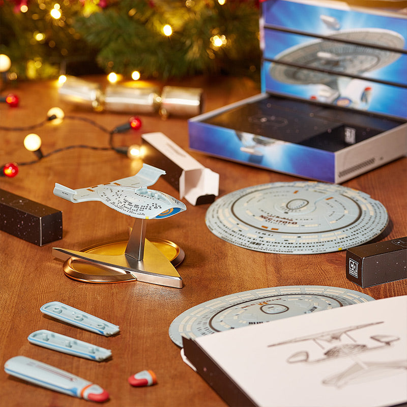 Official Star Trek USS Enterprise (NCC-1701-D) Countdown Character Advent Calendar