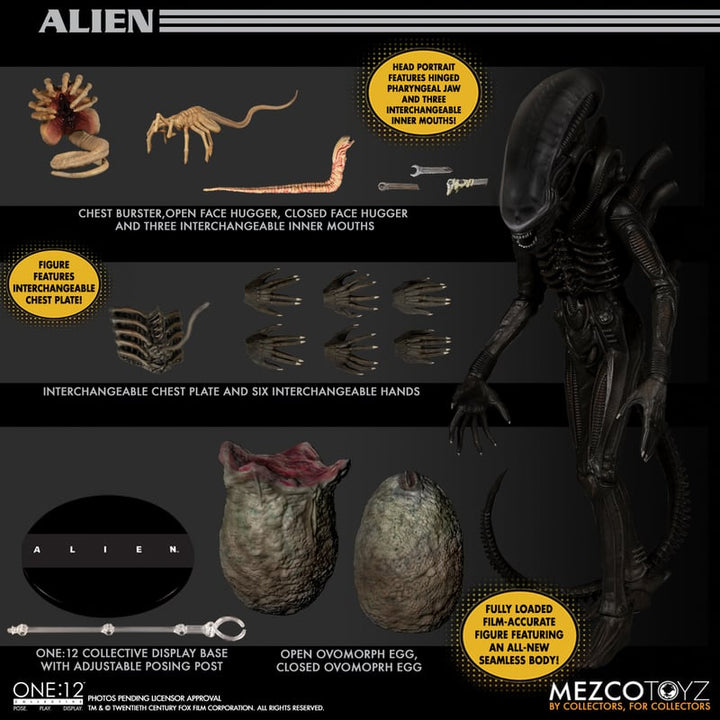 Mezco Alien One:12 Collective Alien Action Figure