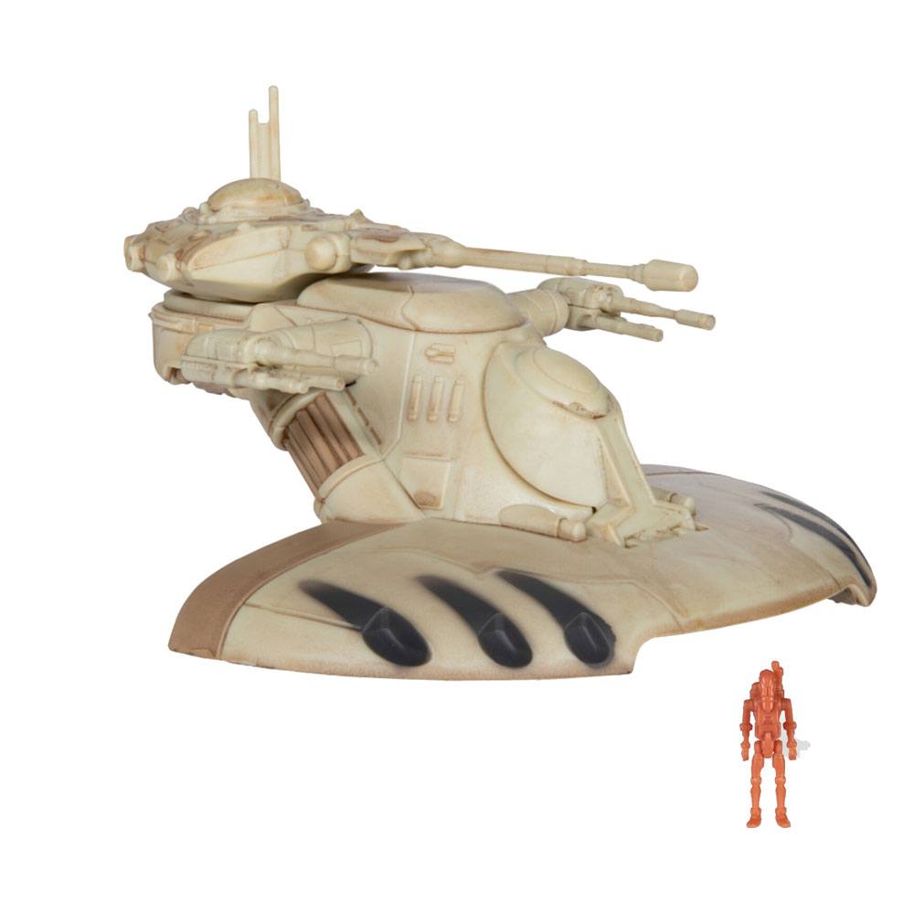Star Wars Micro Galaxy Squadron - AAT Battle Tank with Battle Droid Figure