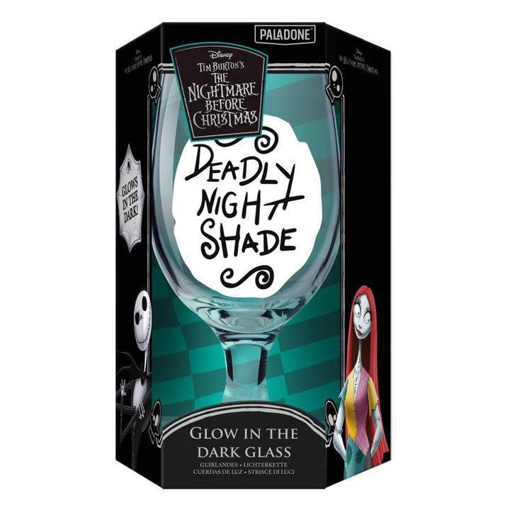 Official Nightmare Before Christmas 'Deadly Night Shade' (Glow In The Dark) Glass