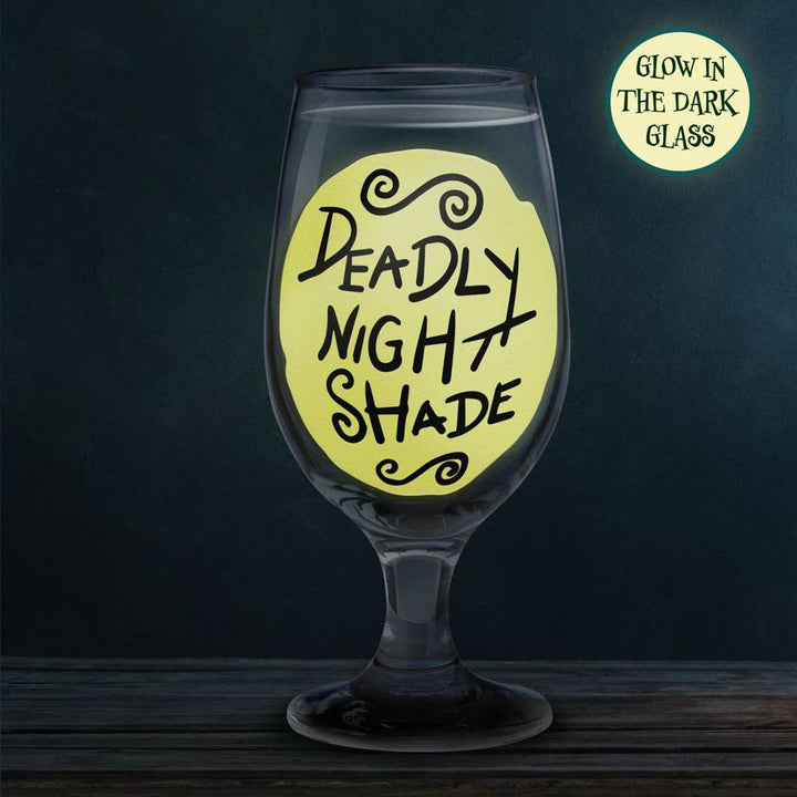 Official Nightmare Before Christmas 'Deadly Night Shade' (Glow In The Dark) Glass