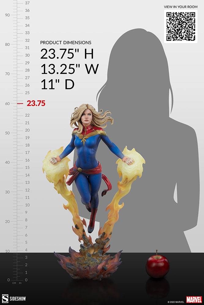 Sideshow Marvel Premium Format Statue Captain Marvel 60 cm